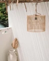 Rattan lampshade for hanging lamp Chacha - Bazar Bizar