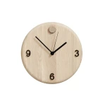 Drewniany zegar ścienny okrągły dębowy WoodTime - Andersen Furniture