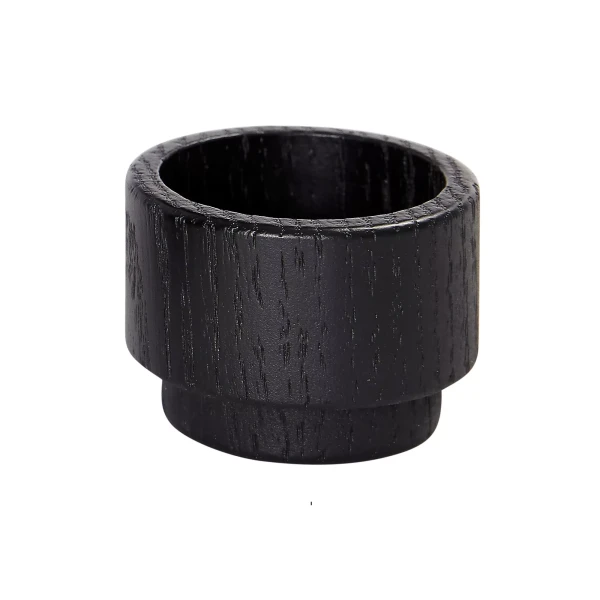 Drewniany świecznik na tealighty czarny CreateMe Candlehonder S - Andersen Furniture