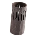 Ceramic lantern Chocolate Gaia S - Muubs