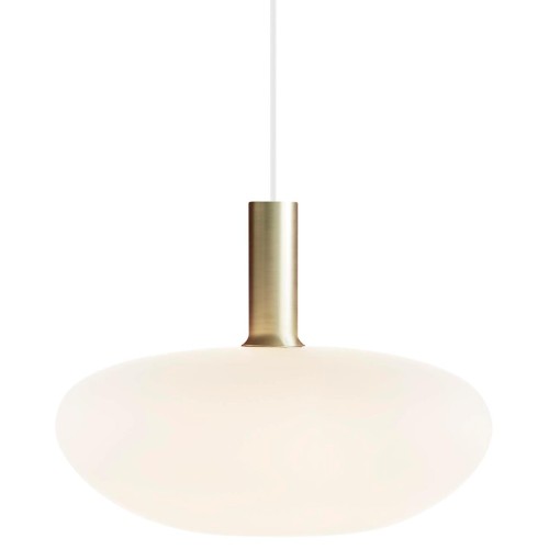 Biała lampa sufitowa Alton35 ze szkła NORDLUX