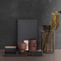 Pudełko drewniane z dwoma przegródkami czarne CreateMe - Andersen Furniture