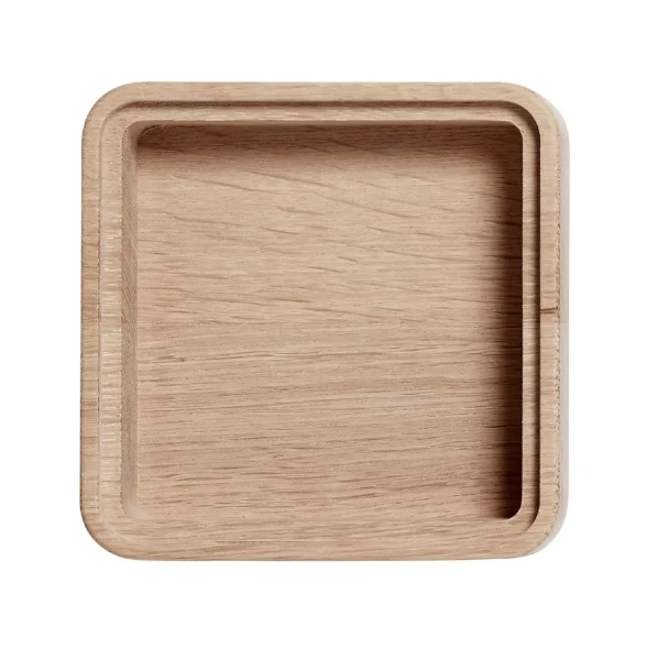 Pudełko drewniane z jedną przegródką naturalne CreateMe 12 - Andersen Furniture