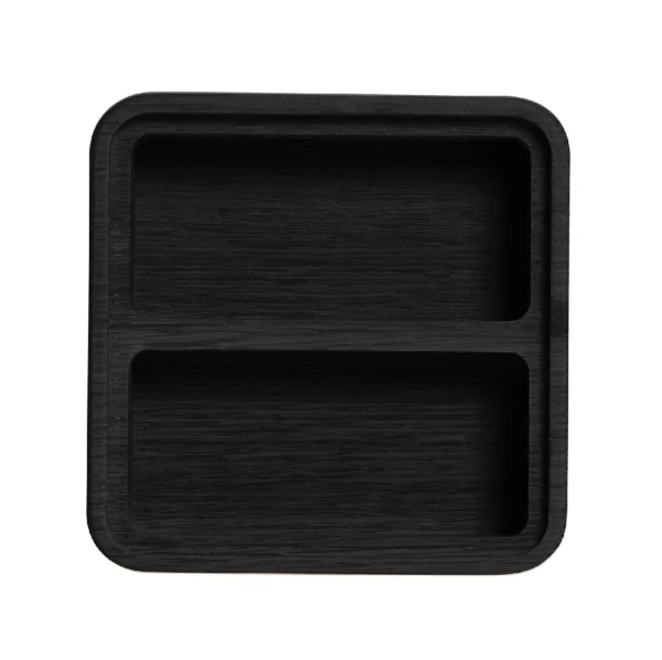 Pudełko drewniane z dwoma przegródkami czarne CreateMe 12 - Andersen Furniture