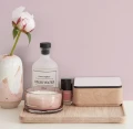 Pudełko drewniane z czterema przegródkami naturalne CreateMe 12 - Andersen Furniture