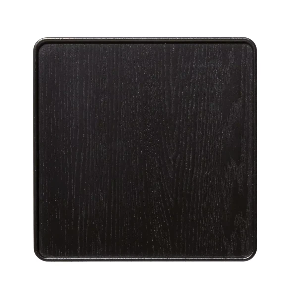 Taca drewniana kwadratowa czarna CreateMe 24x24 - Andersen Furniture