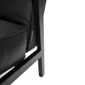 Fotel skórzany LC1 skóra naturalna czarna rama dąb czarny - Andersen Furniture