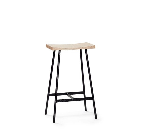 Stołek barowy HC2-65 siedzisko dąb bielony - Andersen Furniture