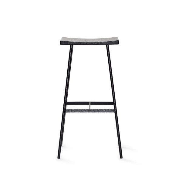 Stołek barowy czarny HC2-79 siedzisko dąb czarny - Andersen Furniture