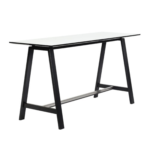 Wysoki stół na kozłach HT1-93 rama czarny dąb, wybór koloru blatu - Andersen Furniture