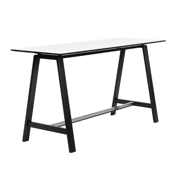 Wysoki stół na kozłach HT1-93 rama czarny dąb, wybór koloru blatu - Andersen Furniture