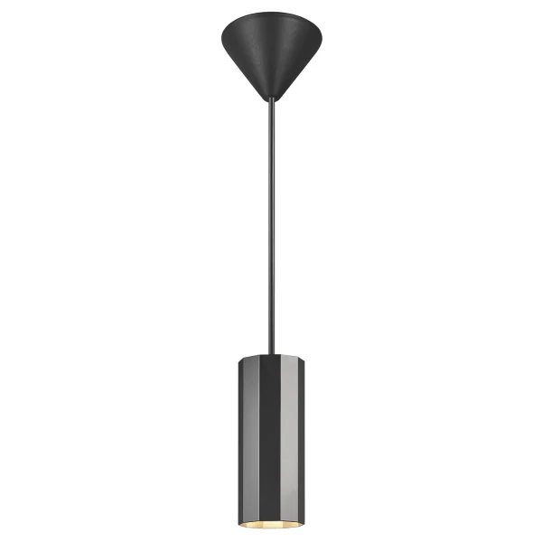 Lampa sufitowa tuba czarna Alanis - Nordlux