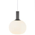 Biała lampa sufitowa Alton25 ze szkła NORDLUX