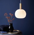 Biała lampa sufitowa Alton25 ze szkła NORDLUX