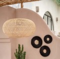 Rattan lampshade Wholly-S - Bazar Bizar