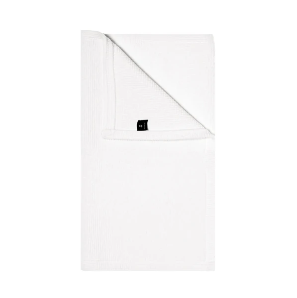 Dywanik łazienkowy 50x80 z bawełny biały Love White OEKO-TEX - Himla