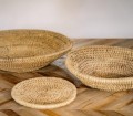 Decorative tray Buhera palm leaves - Bazar Bizar