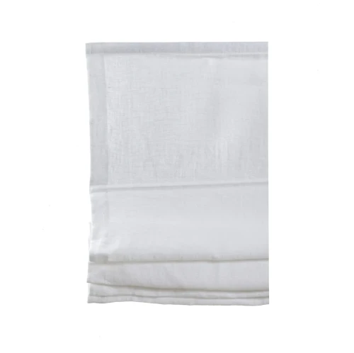 Roleta rzymska lniana biała 150x180 Miramar White - Himla
