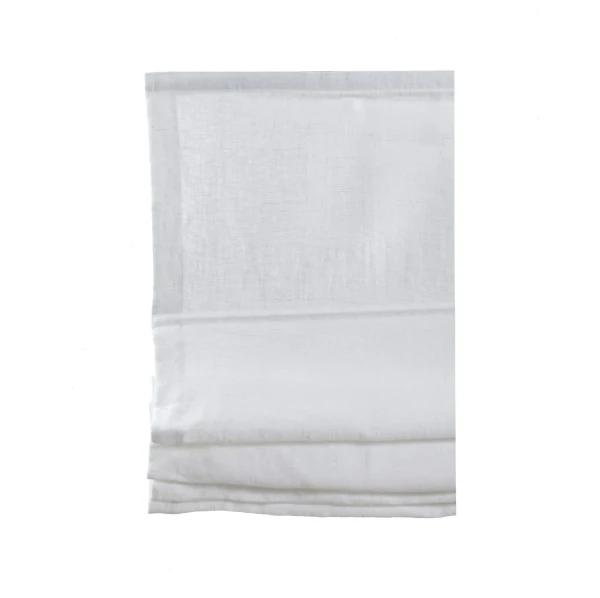 Roleta rzymska lniana biała 160x180 Miramar White - Himla