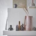 Figurka twarz Vesla Deco S z terakoty - Bloomingville