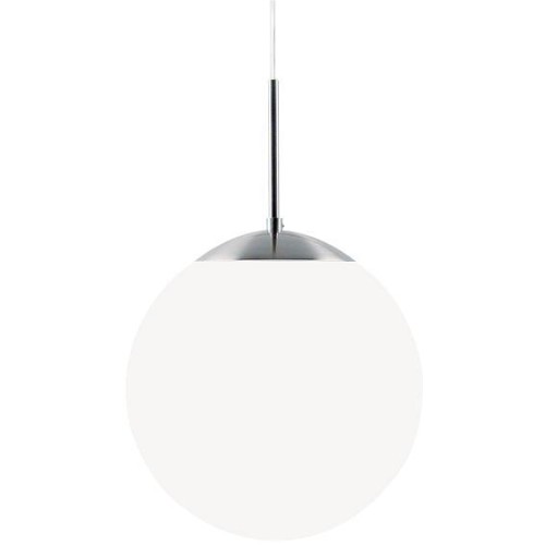 Biała szklana lampa sufitowa w kształcie kuli Cafe30 NORDLUX