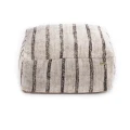 Pufa do siedzenia kwadratowa Oh My Gee Bohemian White - Bazar Bizar