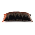 Poduszka dekoracyjna 30x50 S'il Black Orange z bawełny - Bazar Bizar