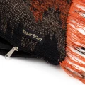 Decorative pillow 30x50 S'il Black Orange cotton - Bazar Bizar