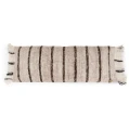 Large decorative pillow S'il Bohemian White 35x100 cotton - Bazar Bizar