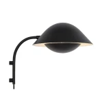 Kinkiet designerski Freya czarny - Nordlux