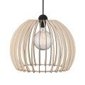 Duża naturalna lampa sufitowa z drewnianym kloszem Chino 40 NORDLUX