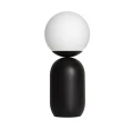 Lampa stołowa czarna designerska Notti Black - Nordlux