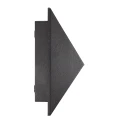 Modern outdoor wall lamp Pontio 27 Black - Nordlux