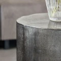 Stolik kawowy okrągły Rota 50 Brushed Silver - House Doctor