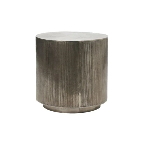 Stolik kawowy okrągły Rota 50 Brushed Silver - House Doctor