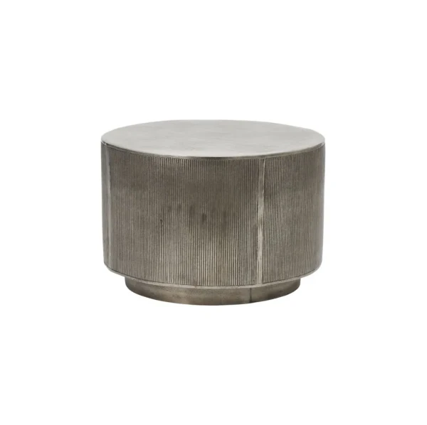 Round coffee table Rota 35 Brushed Silver - House Doctor