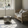 Stolik kawowy okrągły Rota 35 Brushed Silver - House Doctor