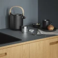 Plate Nordic Kitchen 21 cm stoneware black - Eva Solo