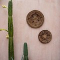 Large rattan wall plate Jasmine Plate 80 - Bazar Bizar