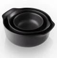 Serving bowl Nordic Kitchen 2.0L black stoneware - Eva Solo
