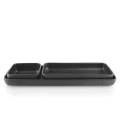 Serving dish Nordic Kitchen 11x11 cm black stoneware - Eva Solo