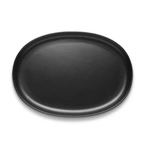 Talerz do serwowania Nordic Kitchen Oval kamionka czarny - Eva Solo