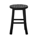 Black bamboo stool Bilbo - Bloomingville