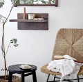 Black bamboo stool Bilbo - Bloomingville