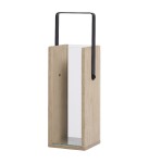 Lampion drewniany szklany Square Lantern Tall - Andersen Furniture