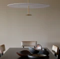 Duża lampa sufitowa wisząca Dot 800 mosiądz Led ze ściemniaczem LUMINA