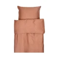 Koralowa pościel satynowa poszwa na kołdrę 220x220 Soul Desert Rose Oeko-Tex 300 tc - Himla
