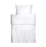 Biała pościel satynowa poszwa na kołdrę 200x220 Soul White Oeko-Tex 300 tc HIMLA