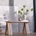 Ceramiczny wazon dekoracyjny Soil waniliowy - Muubs