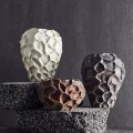 Ceramiczny wazon dekoracyjny Soil brązowy - Muubs